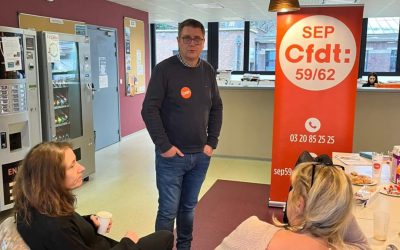 Le Sep CFDT 59/62 est allé rencontrer les collègues de l’EIC de Tourcoing
